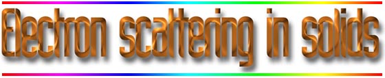 Electron scattering in solids