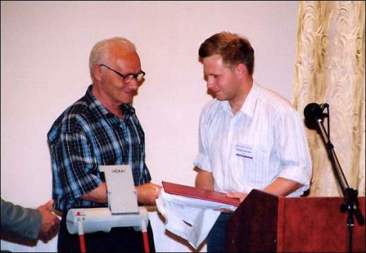 V. Lemanov and N.Surovtsev (Russia) - Best Presentation Among the Young Scientists