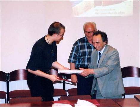 V. Lemanov, A. Vul' and G. Van Lier (Belgium) - Best Presentation Among the Young Scientists