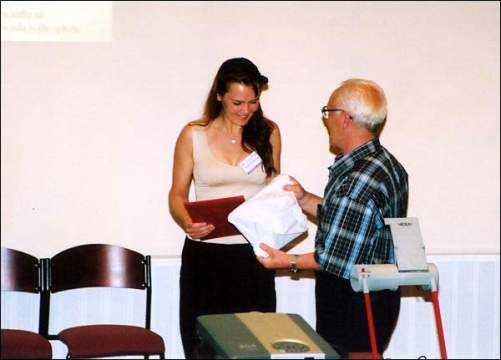 V. Lemanov and S.Friedrichs (UK) - Best Presentation Among the Young Scientists