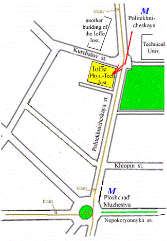 Scheme of the venue