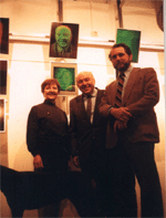 С проф. Стефаном Бентоном, Париж 1991